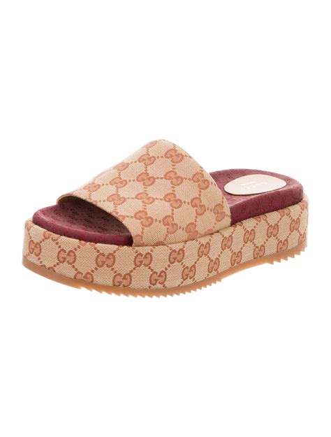 angelina gucci slides|Gucci platform slides price.